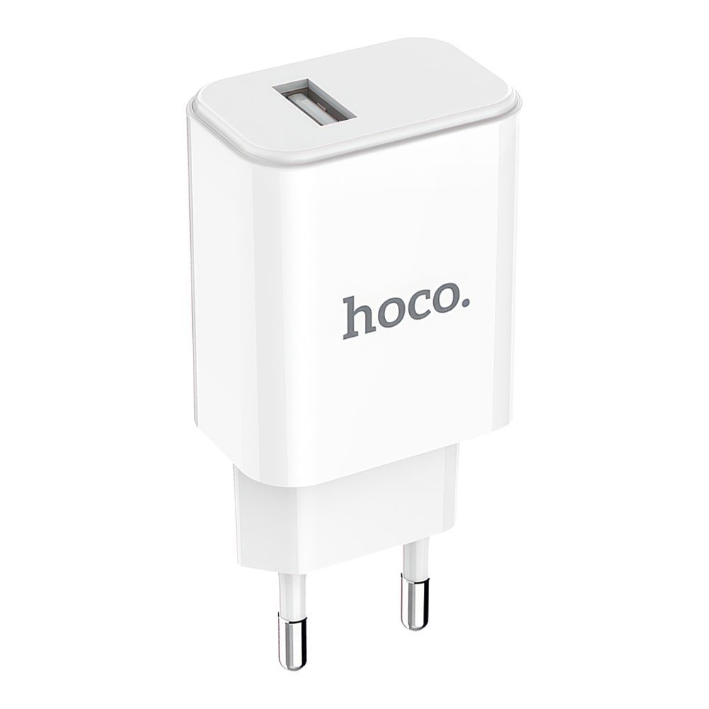 СЗУ HOCO C61A  Victoria 1xUSB, 2.4А (белый)