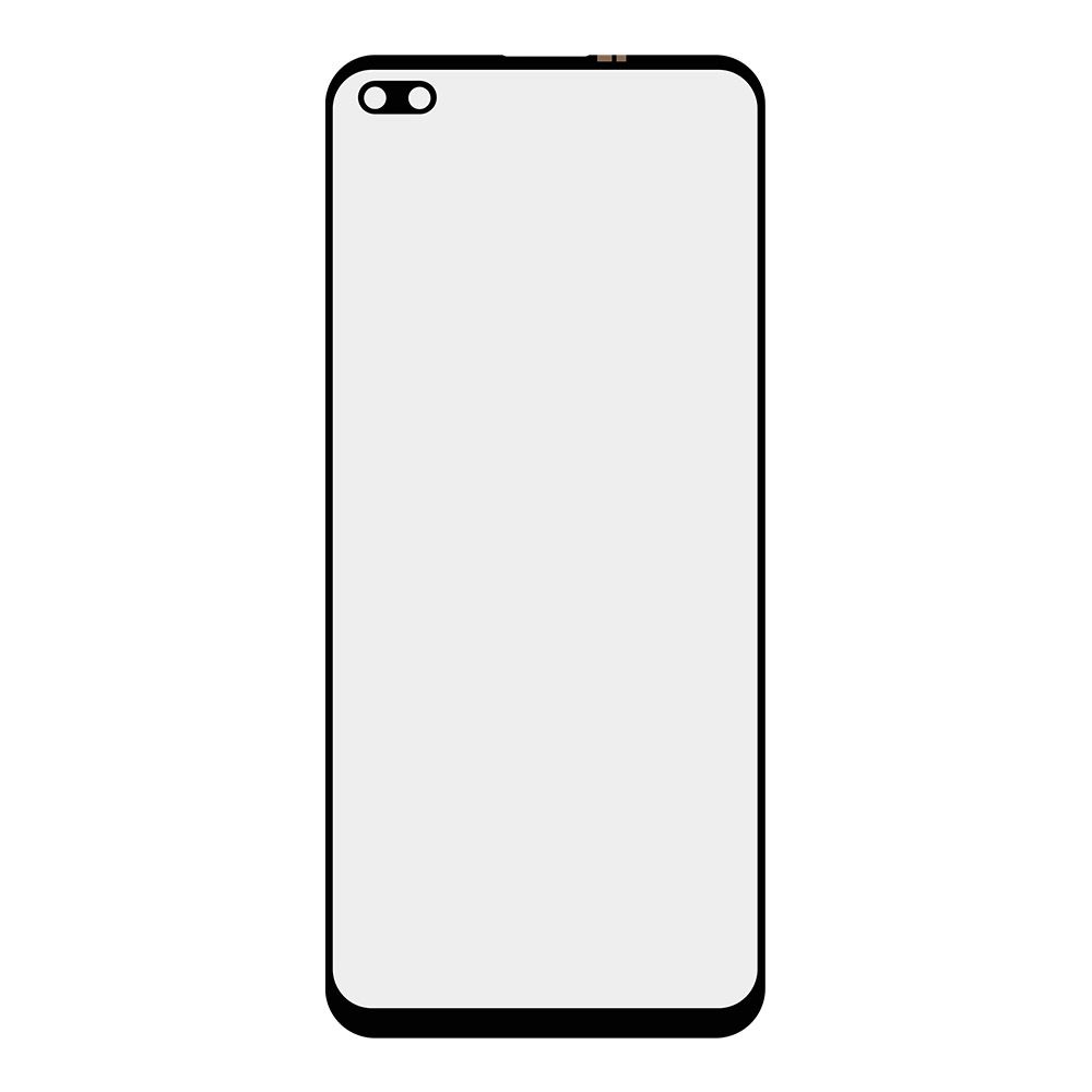 Стекло для переклейки Realme 6 Pro (черный)
