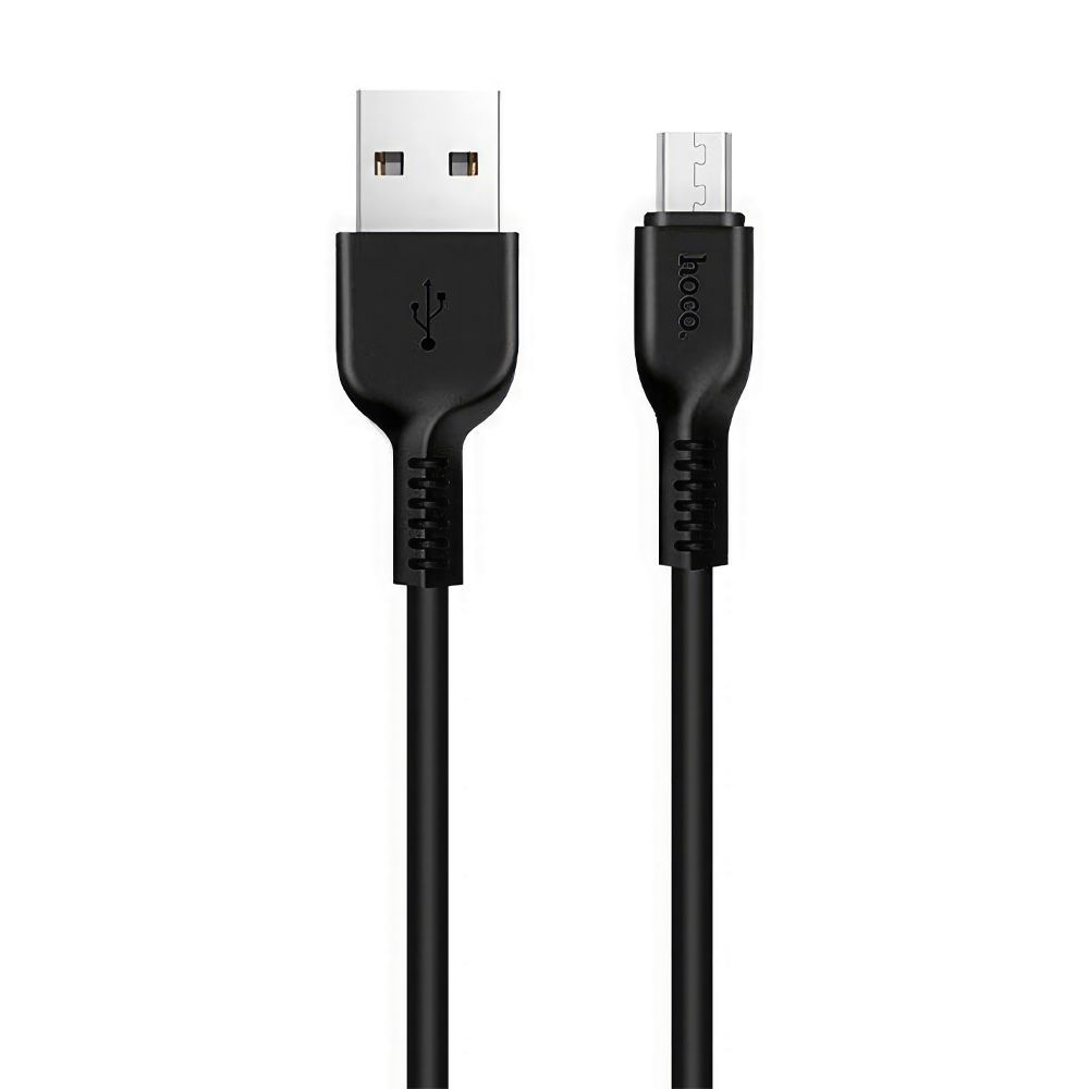 USB кабель HOCO X20 Flash MicroUSB, 3м, PVC (черный)