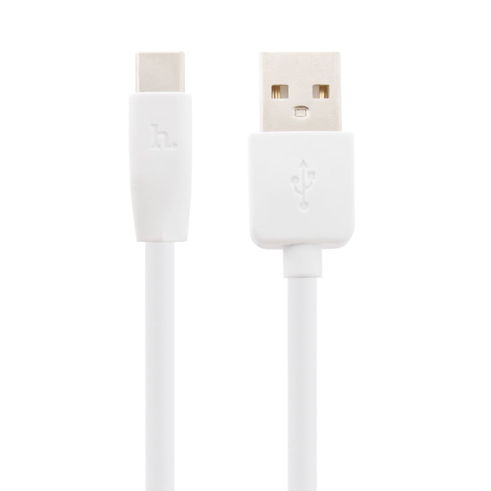 USB кабель HOCO X1 Rapid Type-C, 3А, 1м, PVC (белый)