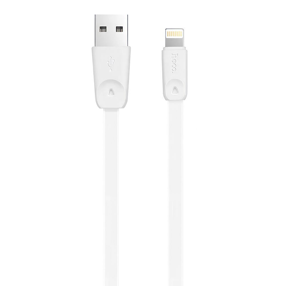 USB кабель HOCO X9 High Speed Lightning 8-pin, 1м, силикон (белый)
