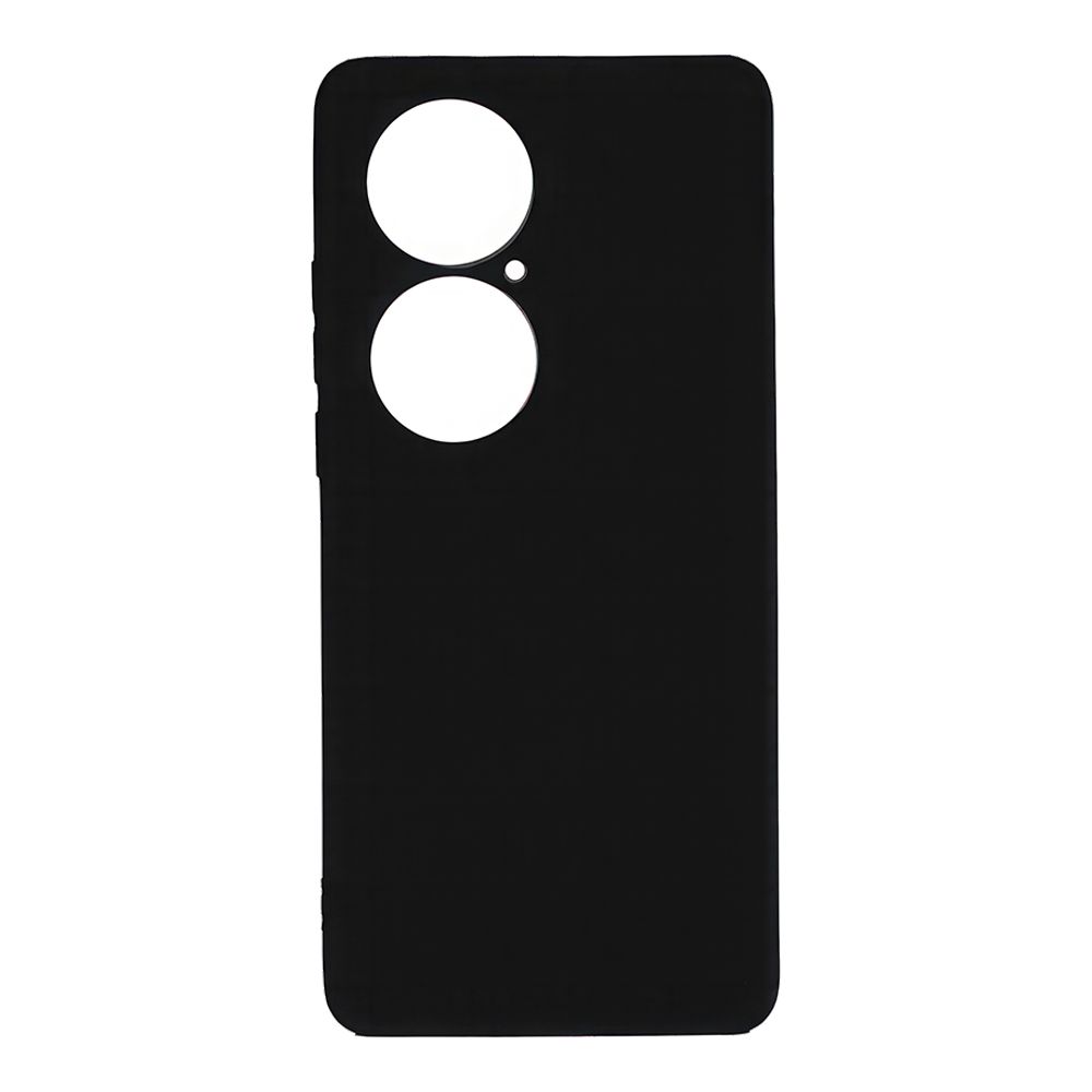 Силиконовый чехол "LP" для Huawei P50 Pro TPU (черный непрозрачный) европакет