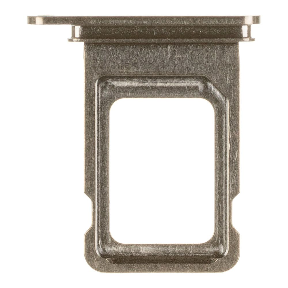 Держатель SIM-карты (сим лоток) iPhone 15 Pro/15 Pro MAX (серебристый)