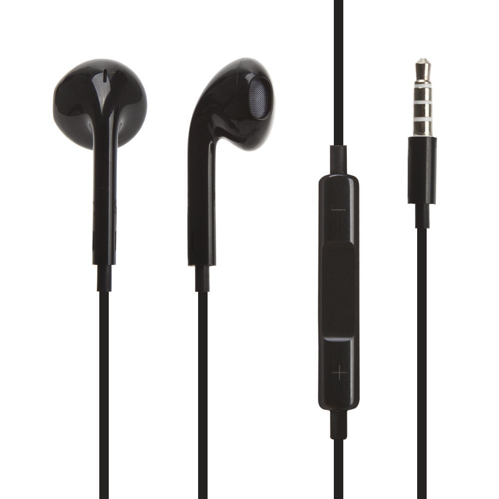 Гарнитура BOROFONE BM30 Original Series 3.5мм, вкладыши, громкость +/-, 1.2м (черный)