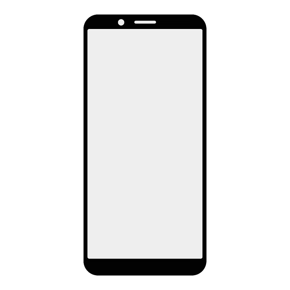 Стекло + OCA плёнка для переклейки Oppo A83 (черный)