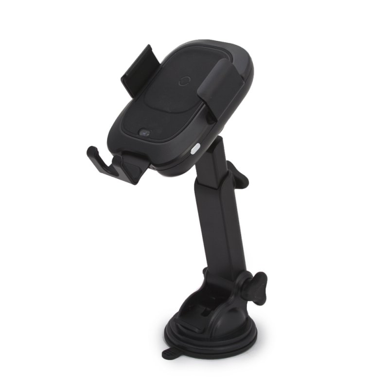 Держатель в авто с БЗУ Baseus Smart Vehicle Bracket Wireless Charger (Sucker style) (черный)