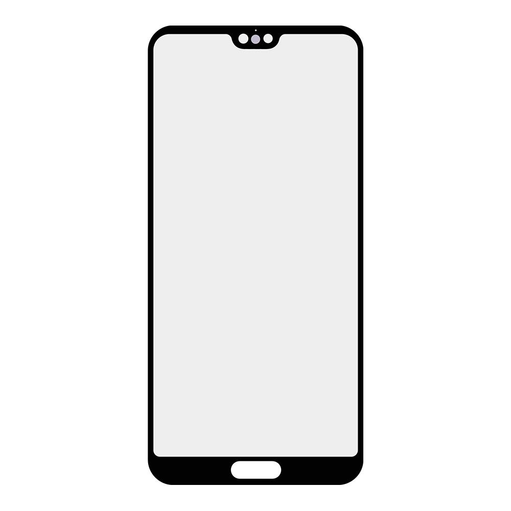 Стекло для переклейки Huawei P20 Pro (CLT-L29) (черный)