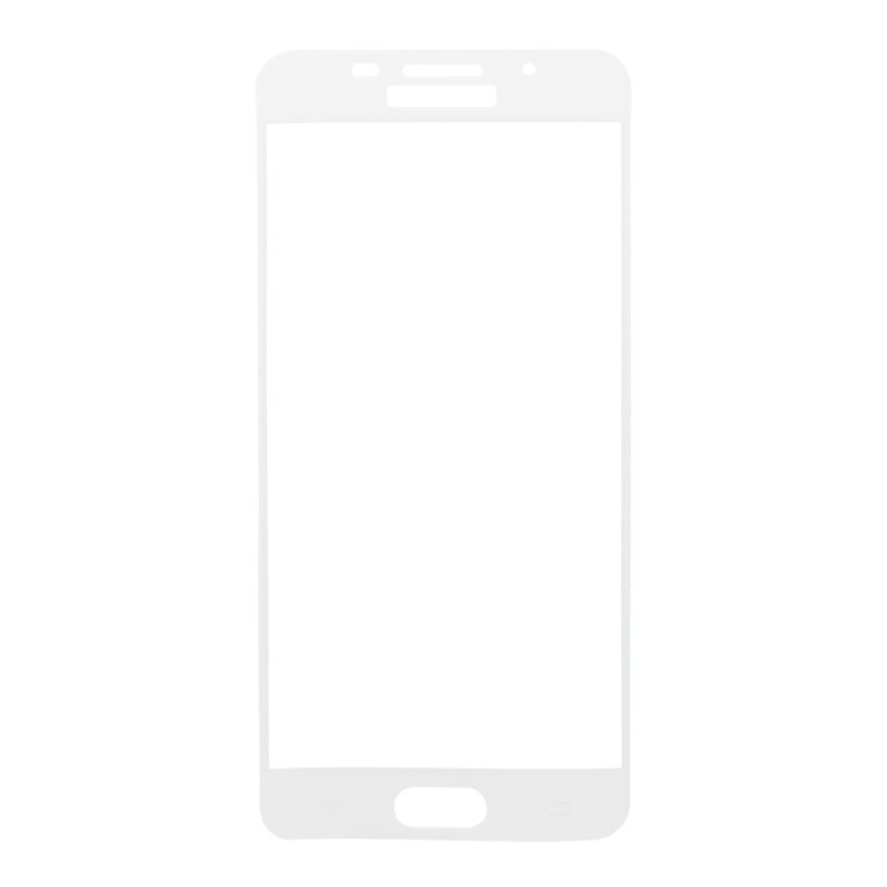 Защитное стекло Tempered Glass для Samsung Galaxy A5 2016 (белая рамка)