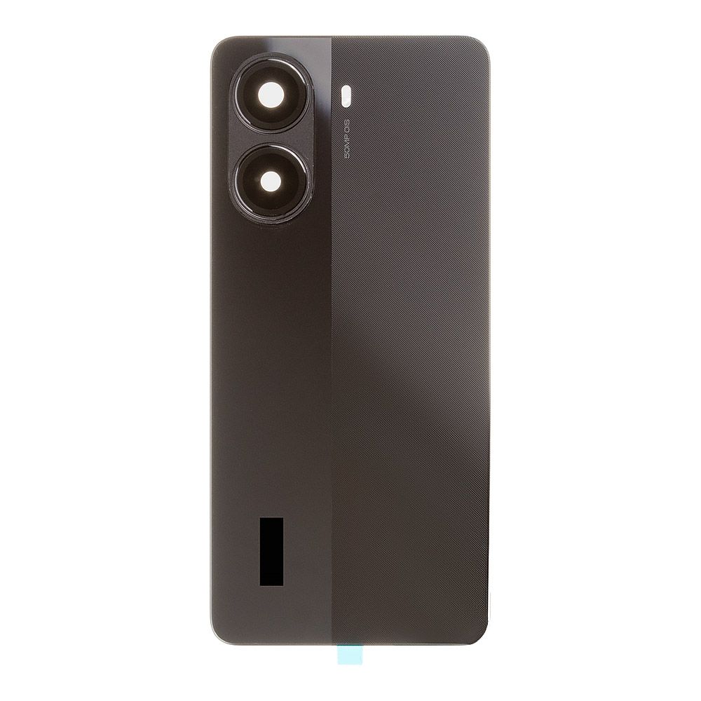 Задняя крышка для Xiaomi Poco X7 Pro (2412DPC0AG) со стеклом камеры (черный)