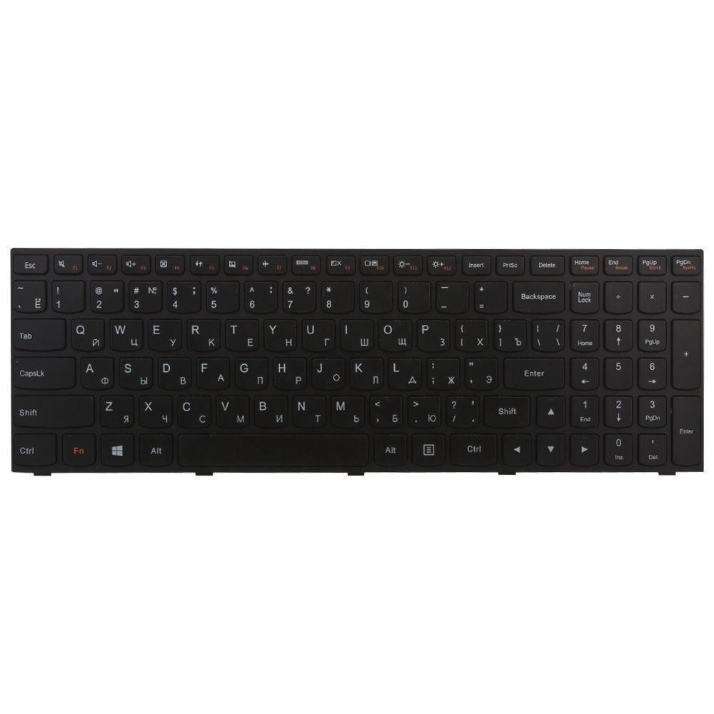 Клавиатура для Lenovo IdeaPad G50 G70 G50-30, G50-45, G50-70, Z50-75, G50-70A, Z50-70, Z50-75 B50-70, B50-30, B50-45 (чёрная)