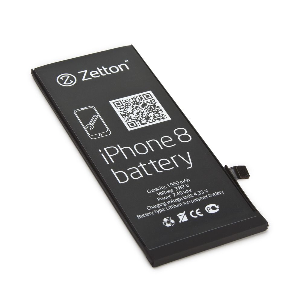 Аккумулятор (АКБ) Zetton для iPhone 8 1960 mAh, Li-Pol аналог 616-00357