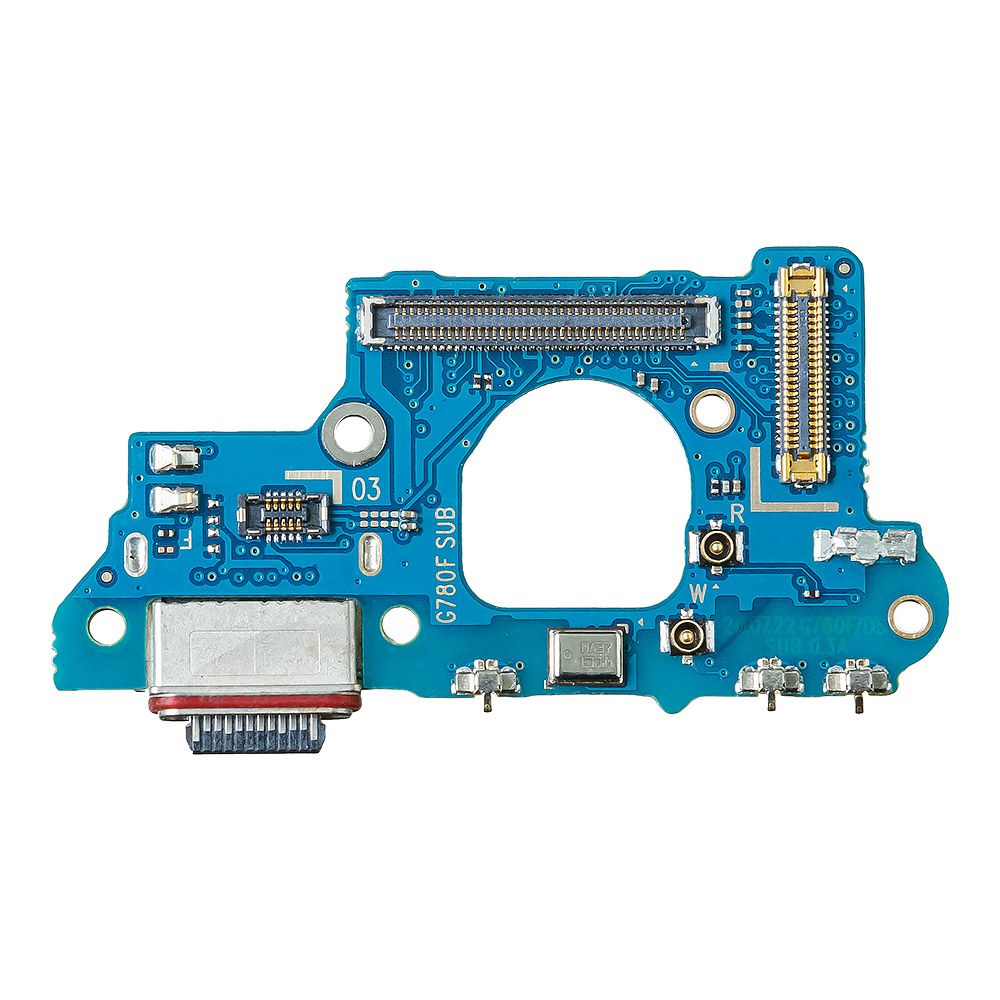 Шлейф/FLC Samsung Galaxy S20 FE SM-G780 на системный разъём/микрофон