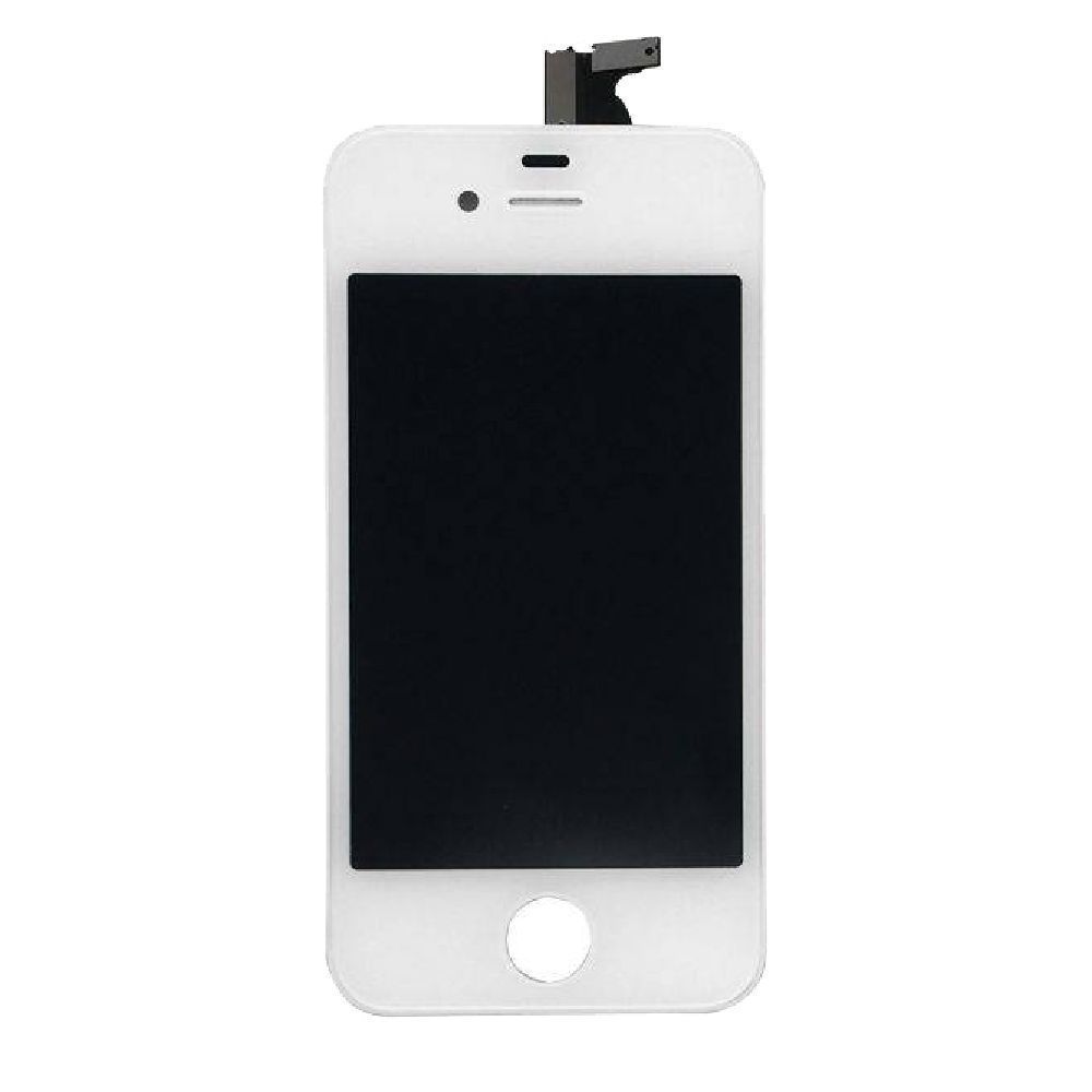 LCD дисплей для Apple iPhone 4 (белый) с тачскрином, 1-я категория, класс AAA