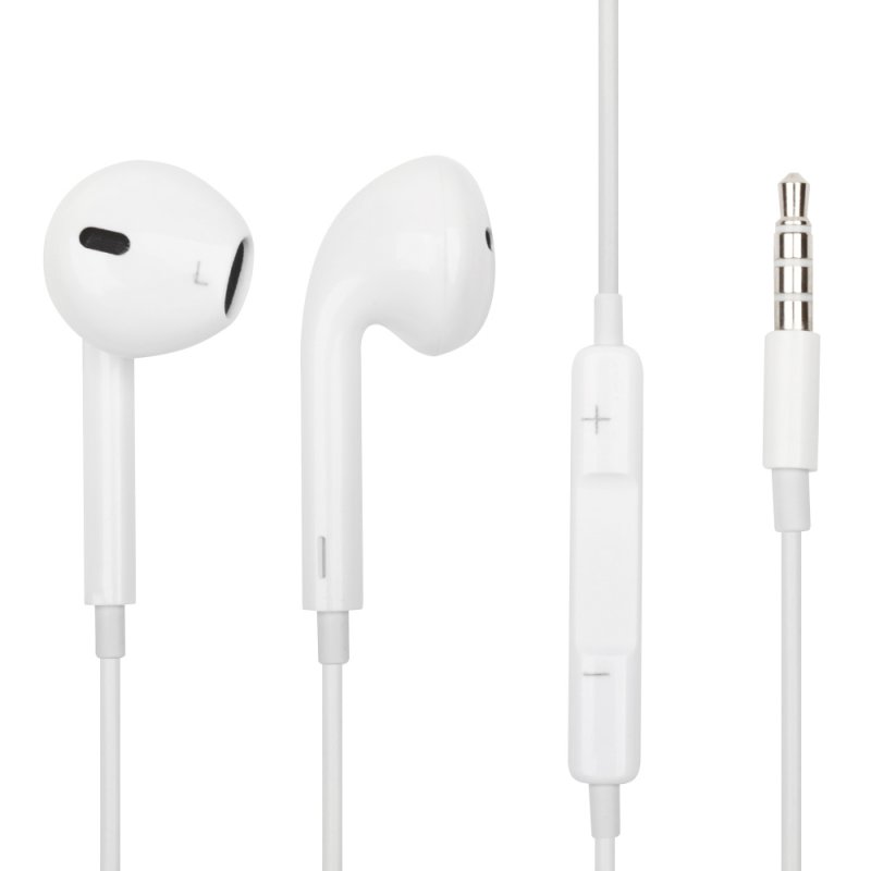 Наушники для iPhone/iPod и совместимые  (белая/коробка)