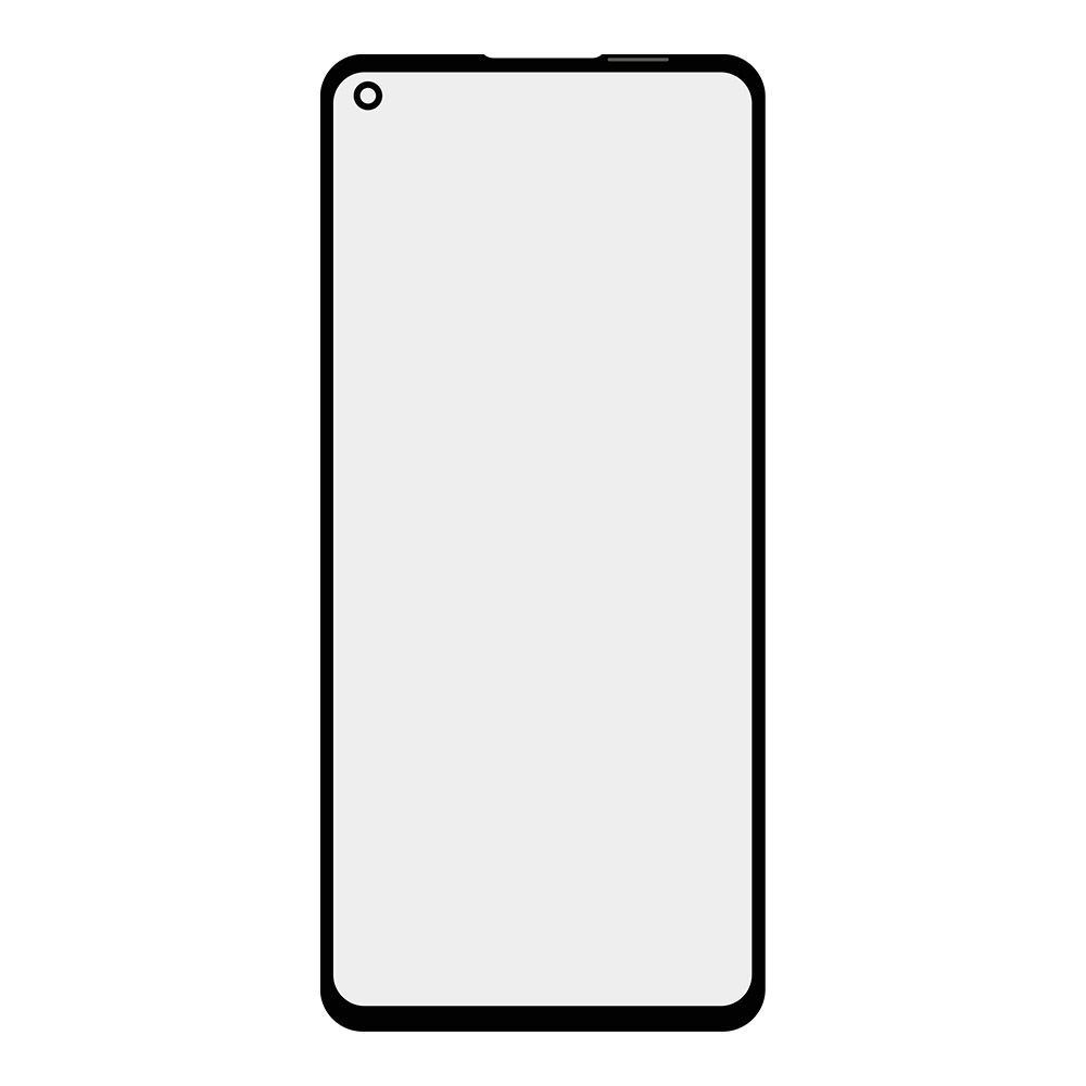 Стекло + OCA плёнка для переклейки OnePlus 9RT (черный)