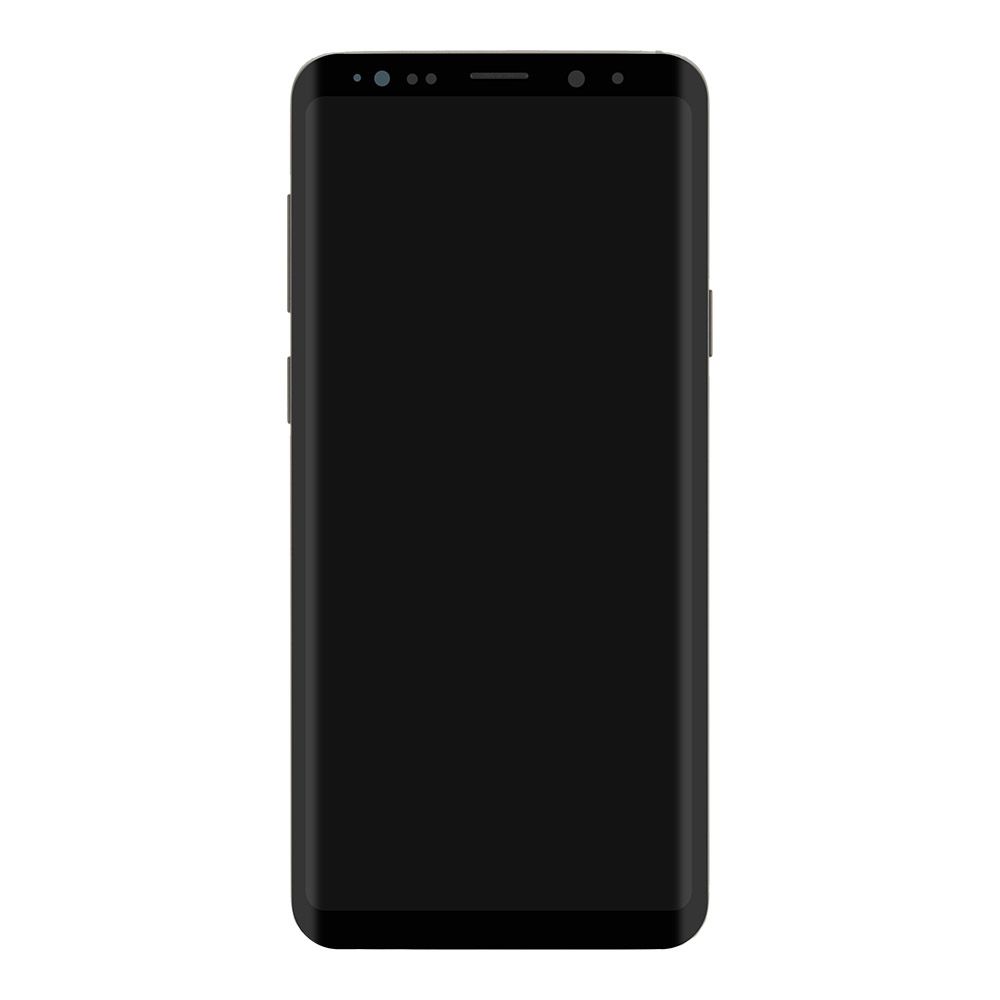 LCD дисплей для Samsung Galaxy S9 Plus SM-G965 GH97-21691A в рамке (черный) 100% OR SP