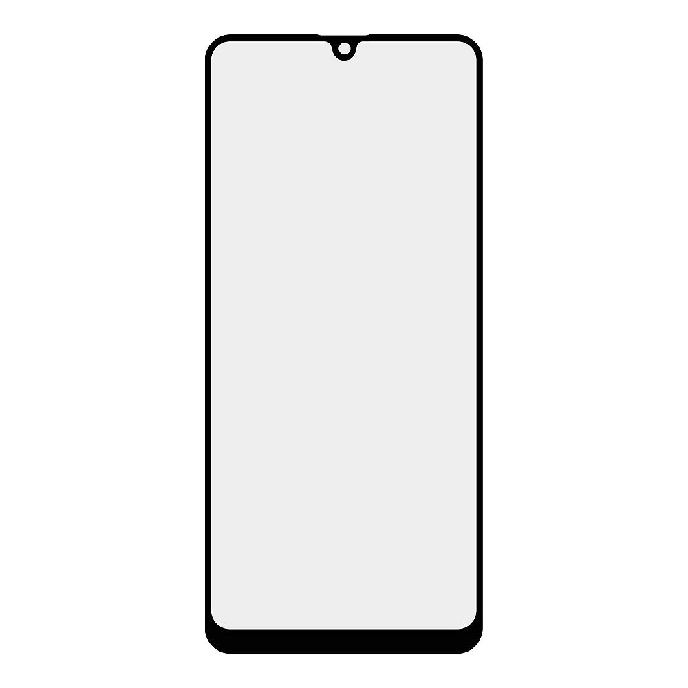 Стекло + OCA плёнка для переклейки Samsung SM-A225F Galaxy A22 4G (черный)