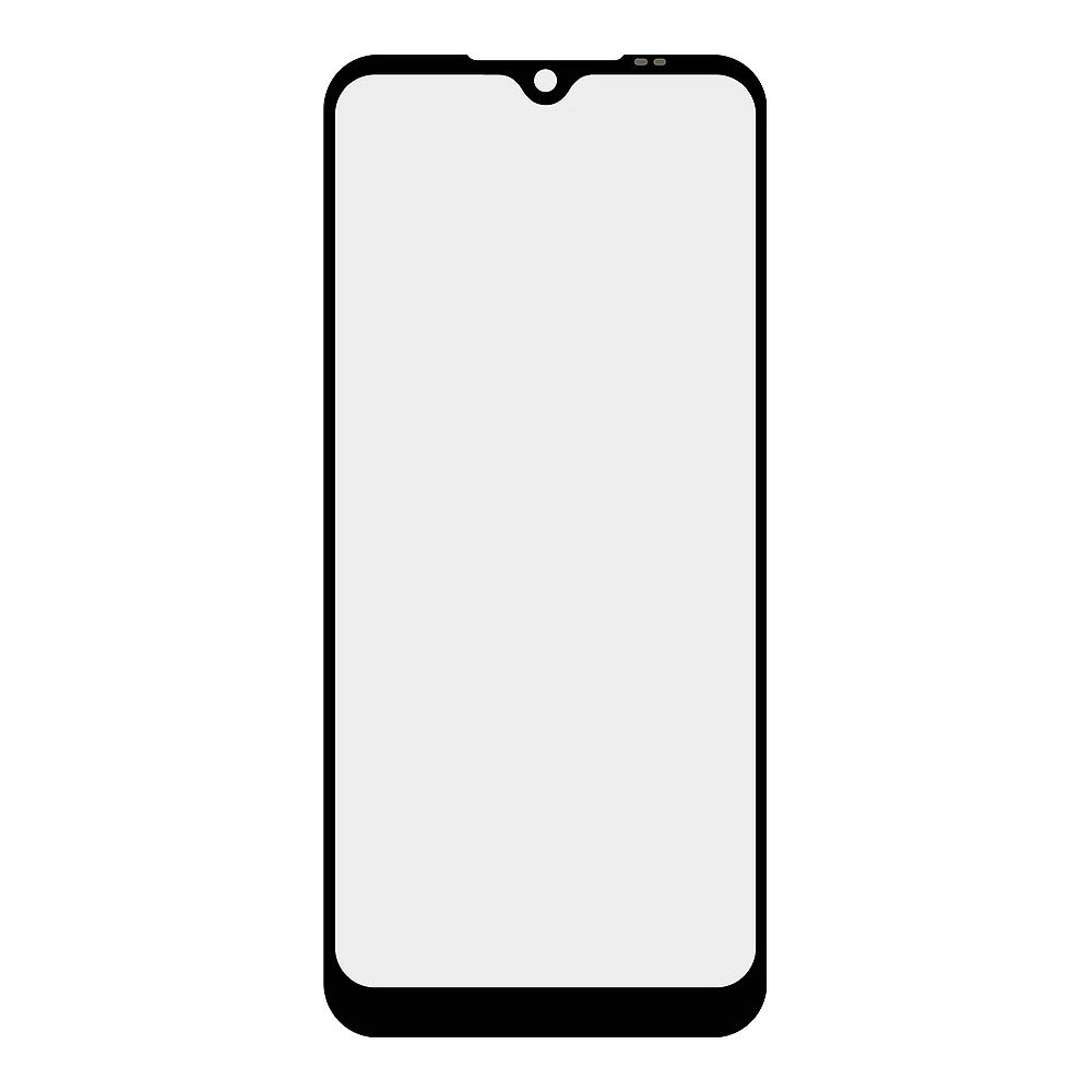 Стекло + OCA пленка для переклейки Xiaomi Redmi Note 8T (черный)