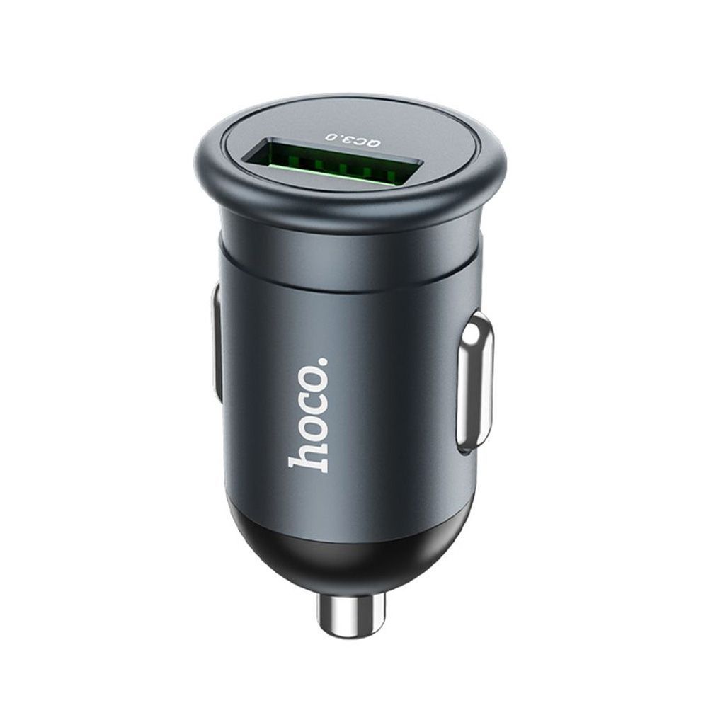 АЗУ HOCO Z43 Mighty 1xUSB, 3А, 18W, QC3.0 (серый)