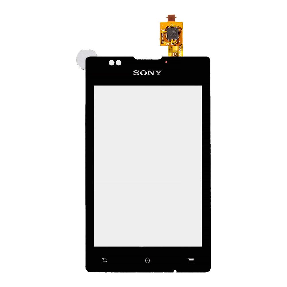 Тачскрин для Sony Xperia E С1504 1-я категория (черный)