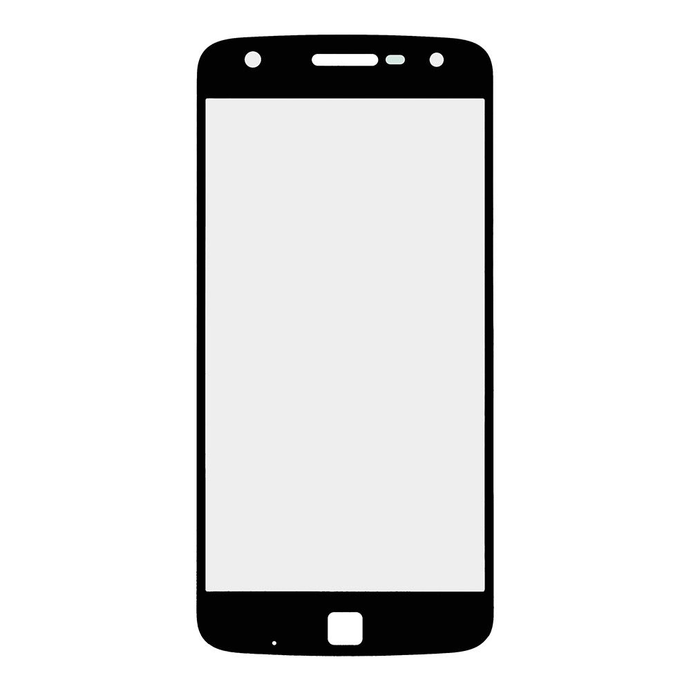 Стекло для переклейки Motorola Moto Z Play (черный)