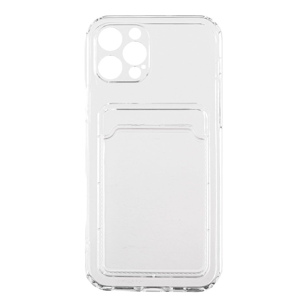 Силиконовый чехол для iPhone 12 Pro карман для карт