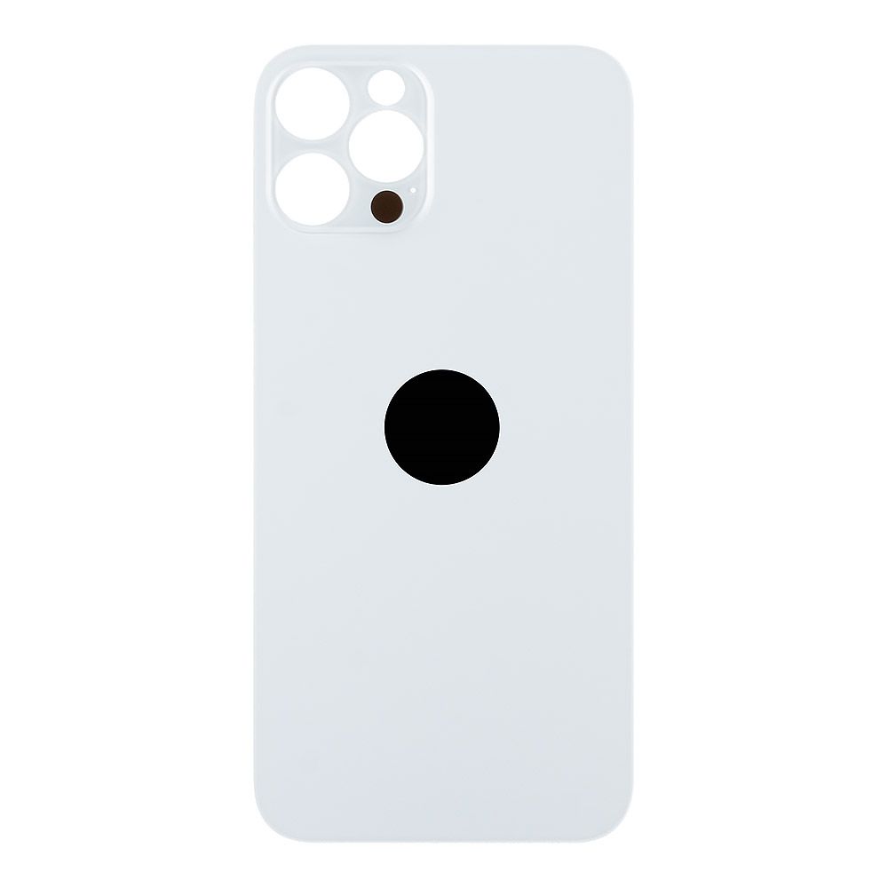 Задняя крышка для iPhone 12 Pro (серебряный) с логотипом, монолит