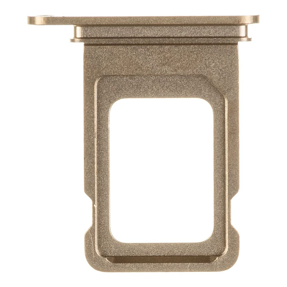 Держатель SIM-карты (сим лоток) iPhone 14 Pro/14 Pro MAX (золото)