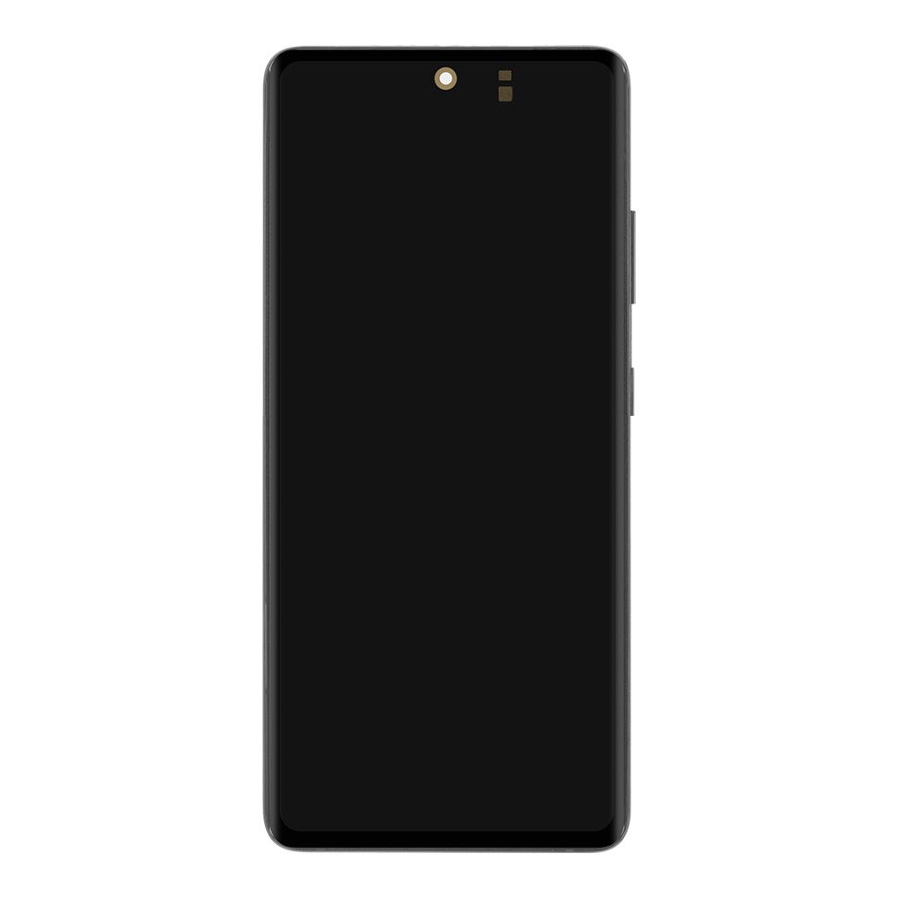 LCD дисплей для Samsung Galaxy S21 Ultra в сборе с тачскрином в рамке FLYCDI OLED (черный)