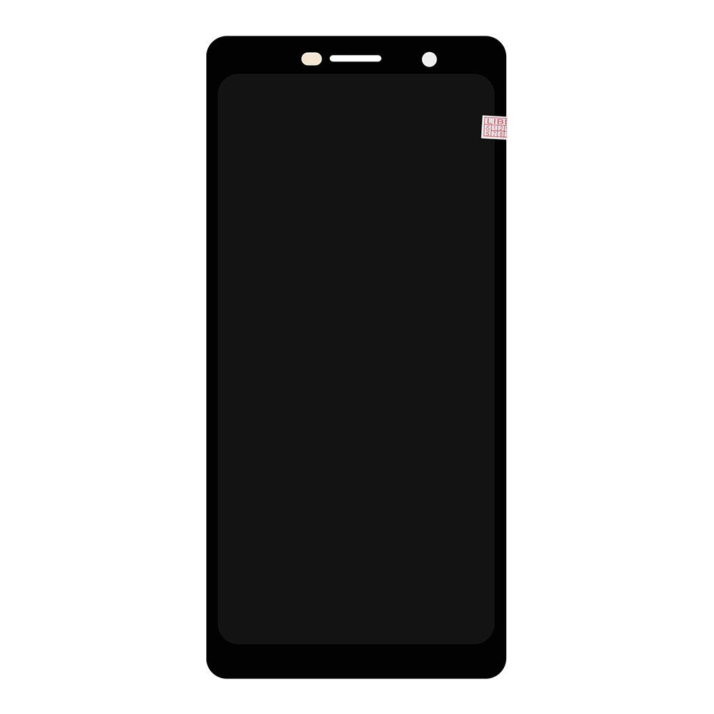 LCD дисплей для Nokia 7 Plus (TA-1046) в сборе с тачскрином (черный) Premium Quality