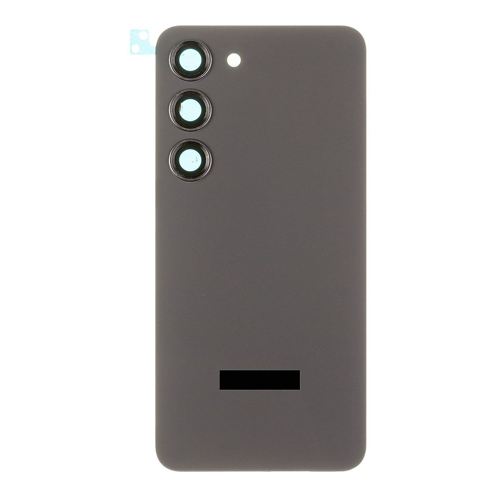 Задняя крышка для Samsung Galaxy S23 SM-S911 (черный), премиум