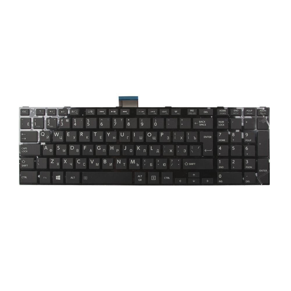 Клавиатура для Toshiba Satellite L850 L855 L870 (с рамкой, чёрная)