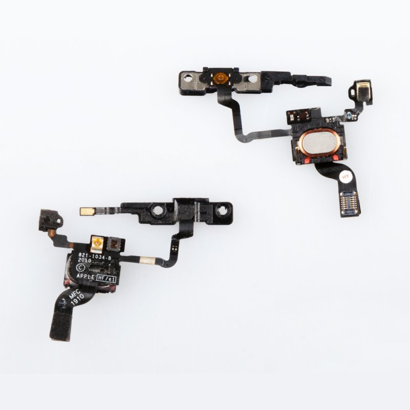 Шлейф/FLC iPhone 4G светочувствительный элемент с микрофоном и кнопкой включения