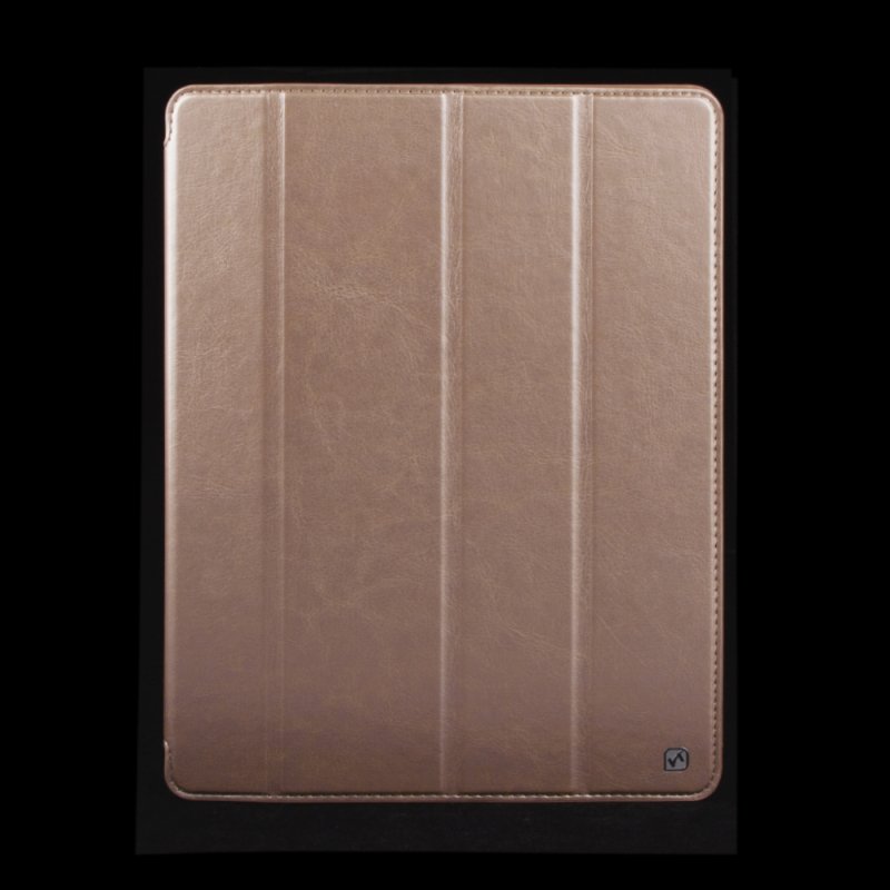 Чехол для iPad 2/3/4 "HOCO" Crystal leather case раскладной кожаный (шампань)