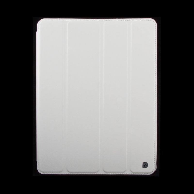 Чехол для iPad 2/3/4 "HOCO" Crystal leather case раскладной кожаный (белый коробка)