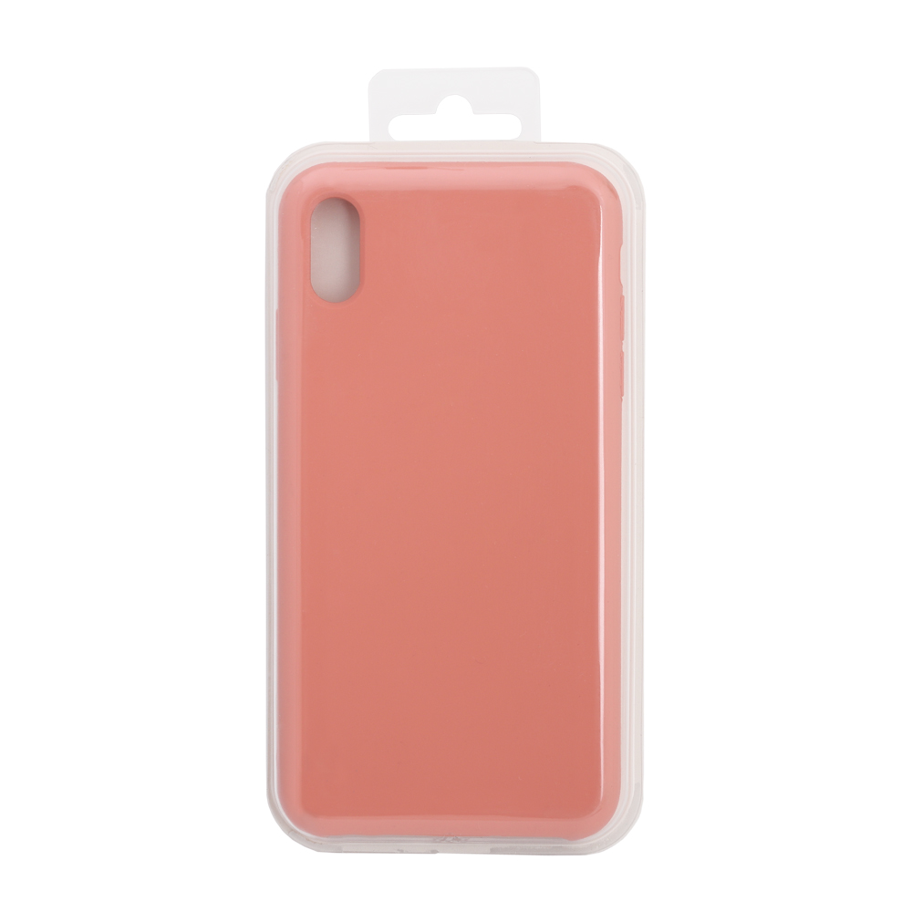 Силиконовый чехол для iPhone Xs Max "Silicone Case" (персиковый, блистер) 27