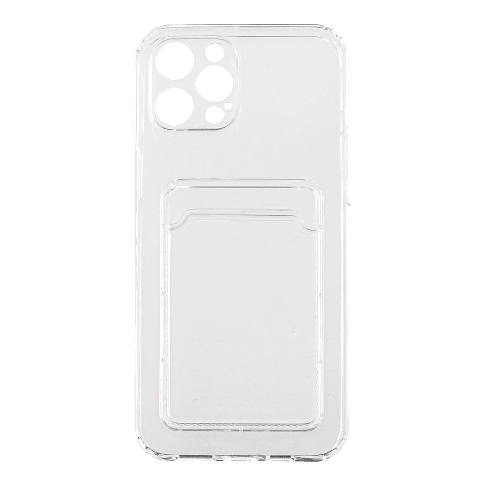 Силиконовый чехол для iPhone 12 Pro Max карман для карт