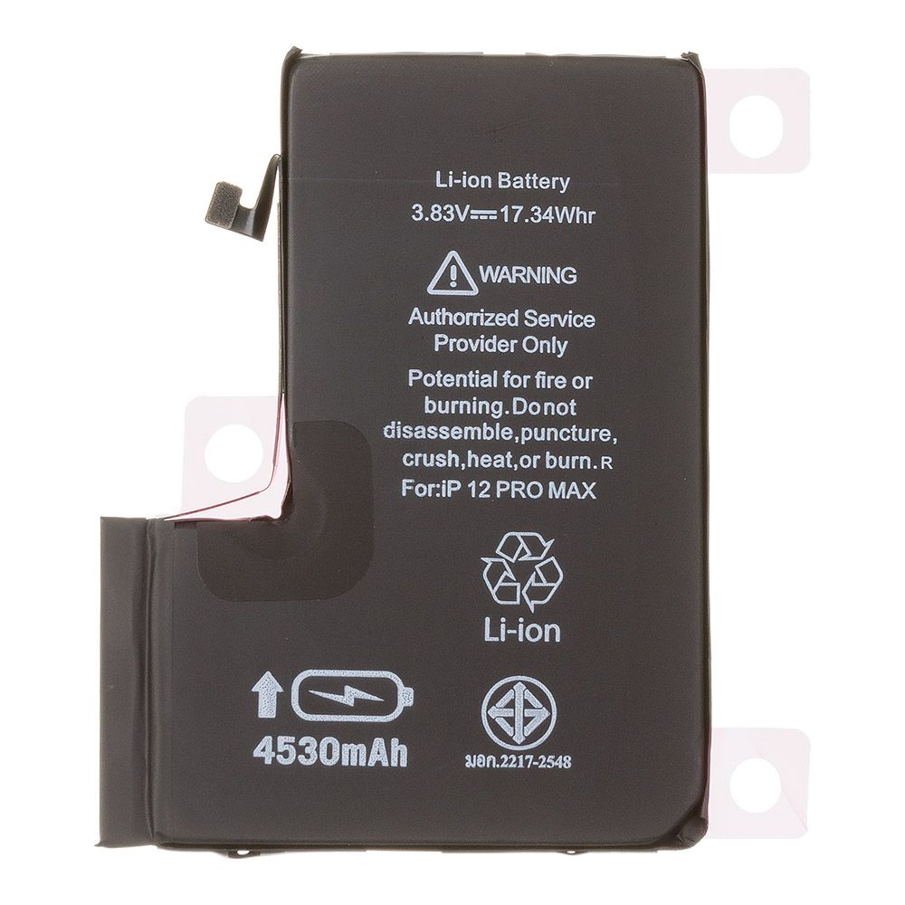 Аккумулятор (АКБ) для iPhone 12 Pro Max Li 4530 mAh повышенная емкость Ultra Capacity, Статус "Genuine" (Подлинный)