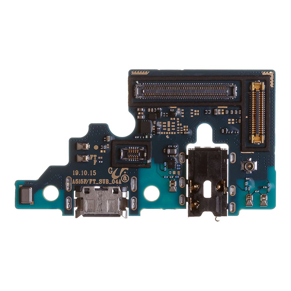Шлейф/FLC Samsung Galaxy A51 SM-A515 на системный разъём/разъём гарнитуры/микрофон (оригинал)