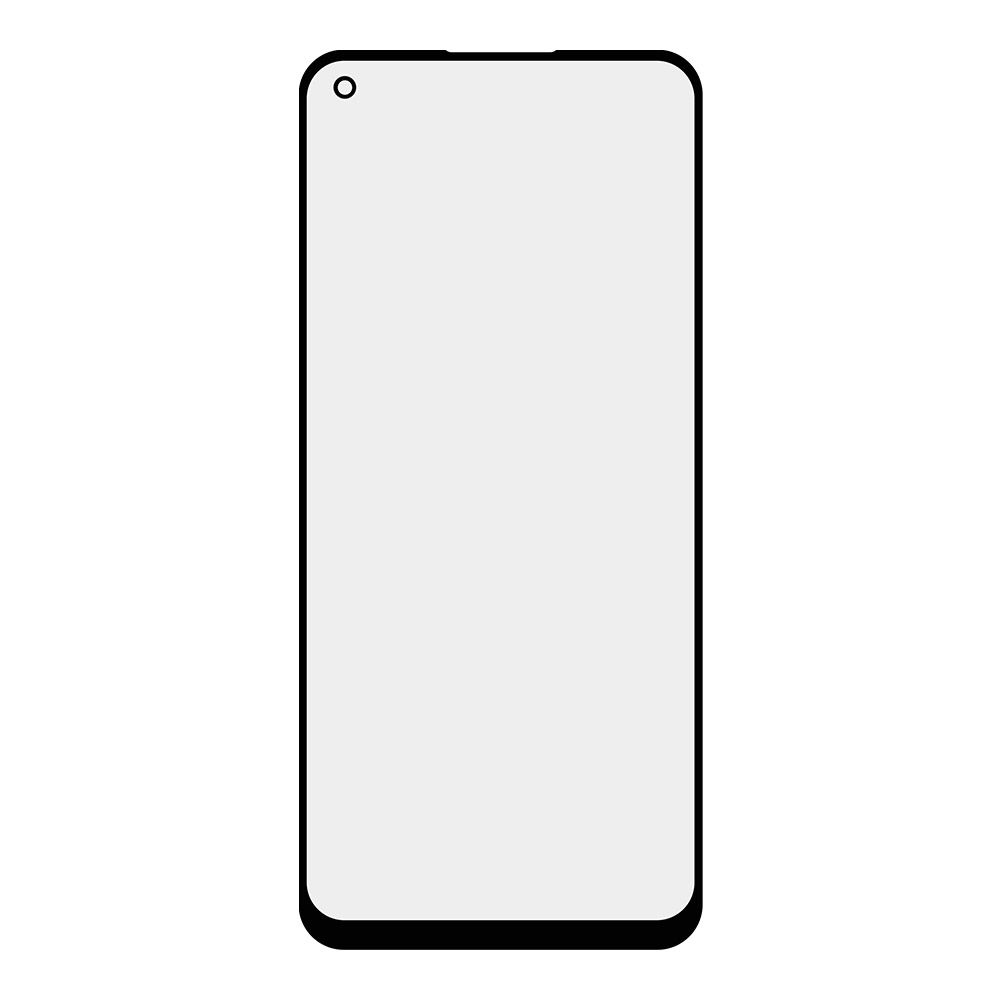 Стекло + OCA плёнка для переклейки Oppo Reno 7 (черный)