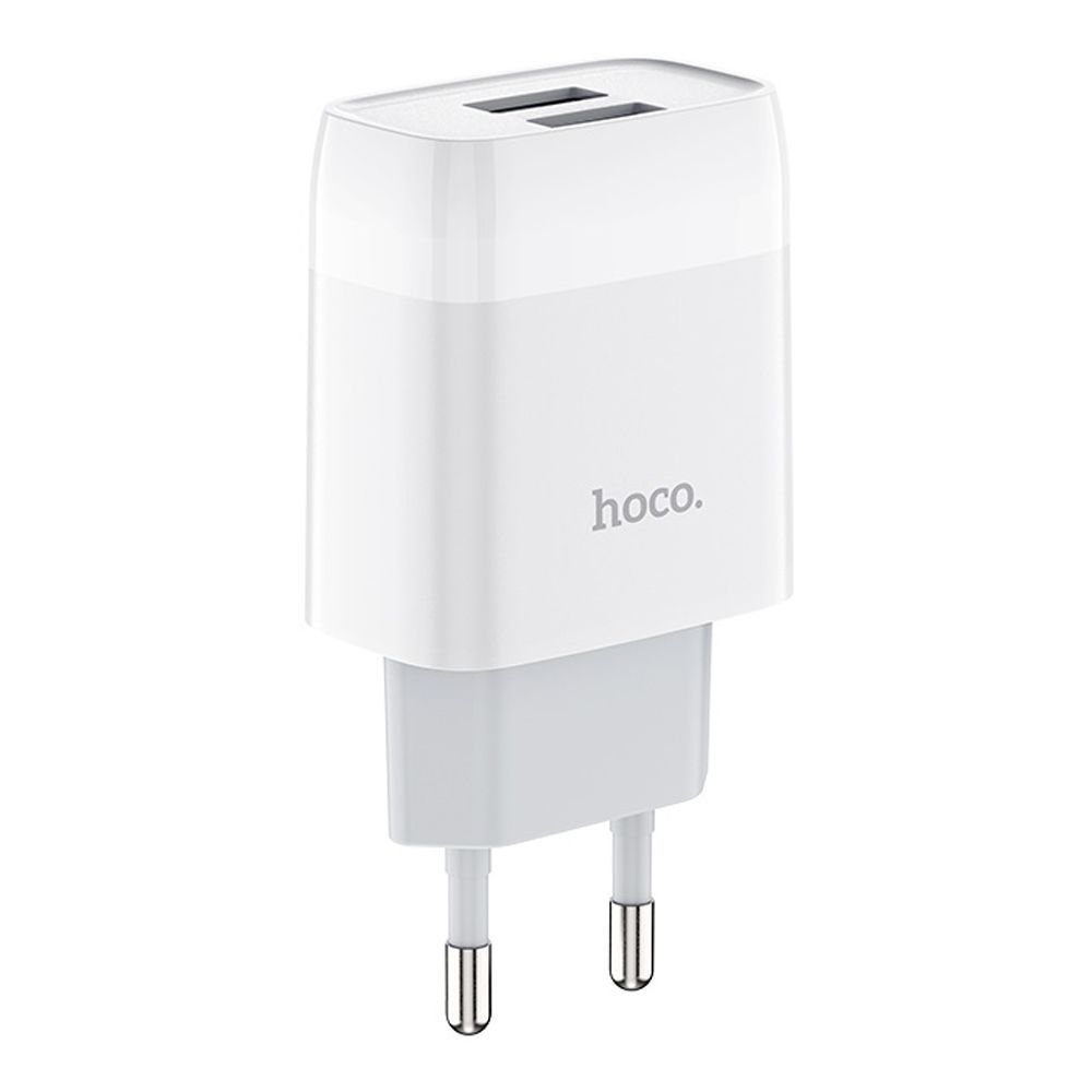 СЗУ HOCO C73A Glorious 2xUSB, 2.4А (белый)