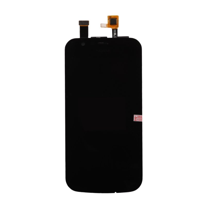 LCD дисплей для Nokia 1 в сборе с тачскрином (черный)