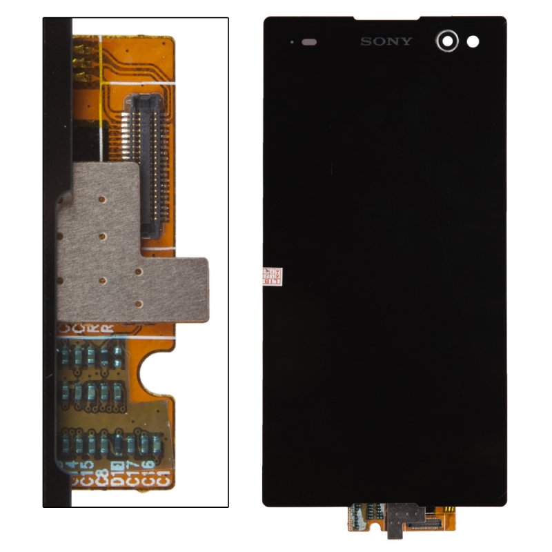 LCD дисплей для Sony Xperia C3/D2533/D2502 в сборе с тачскрином, 1-я категория