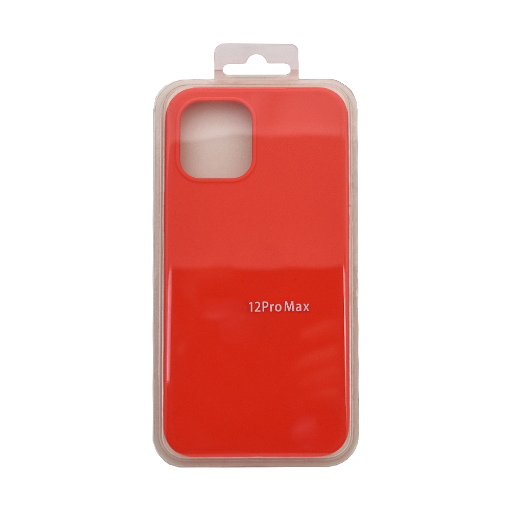 Силиконовый чехол для iPhone 12 Pro Max "Silicone Case" (коралловый) 29