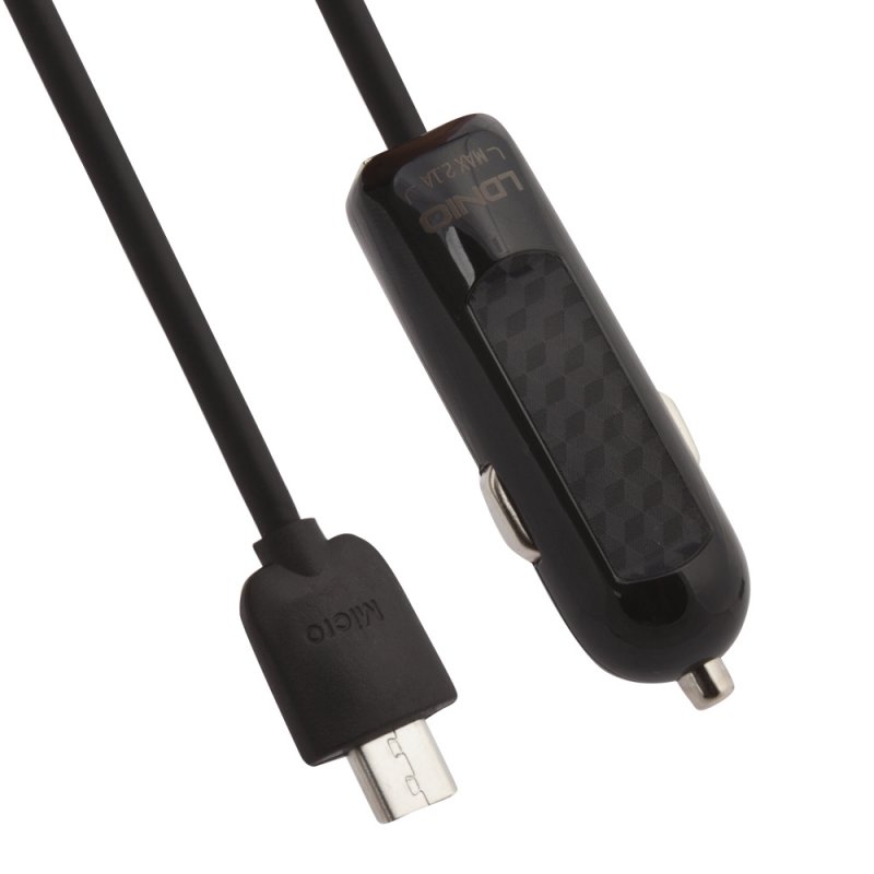 АЗУ "LDNIO" 1 USB 2.1А + кабель Micro USB DL-C25 (черное/коробка)