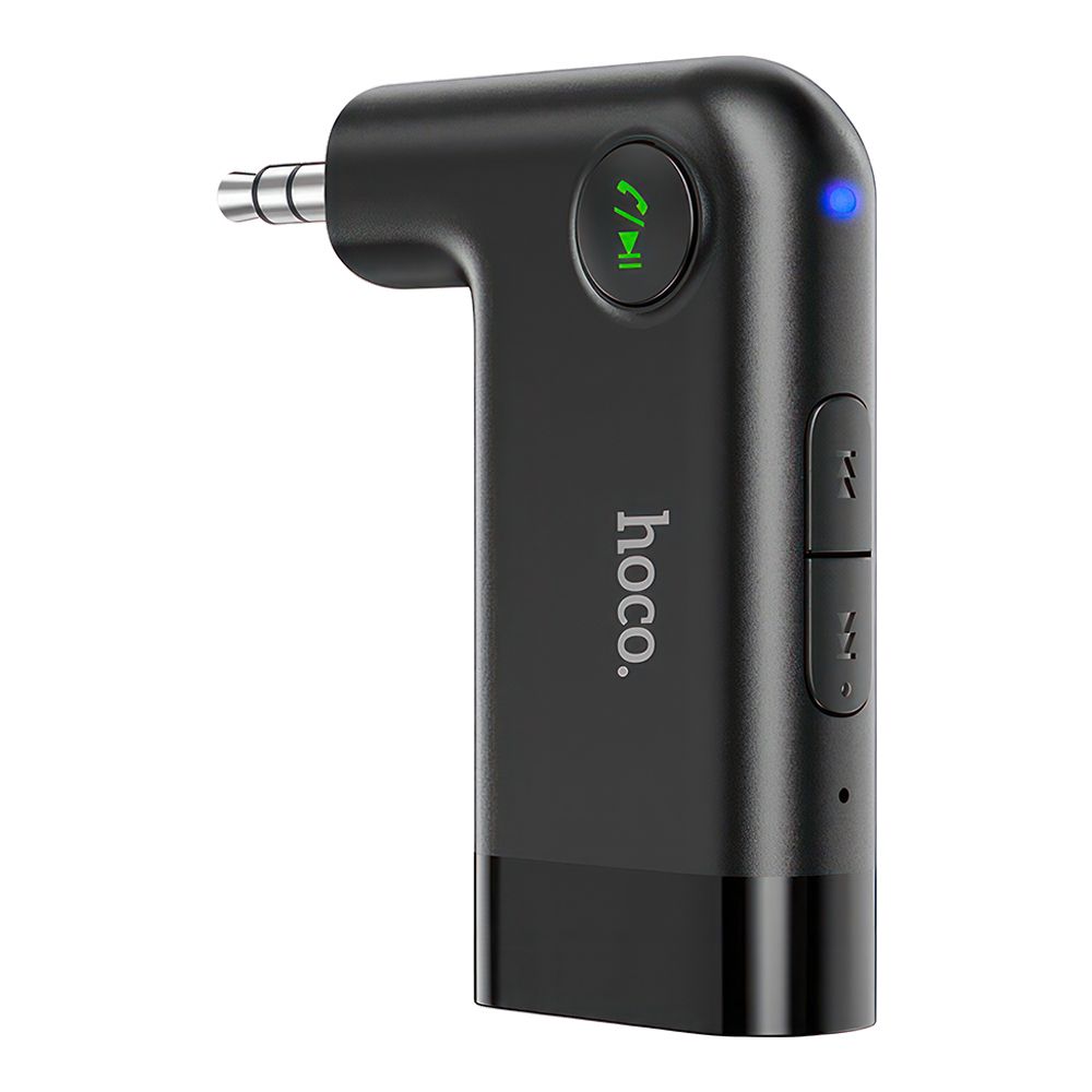 Bluetooth адаптер HOCO E53 Dawn Sound BT 5.0, 3.5мм (черный)