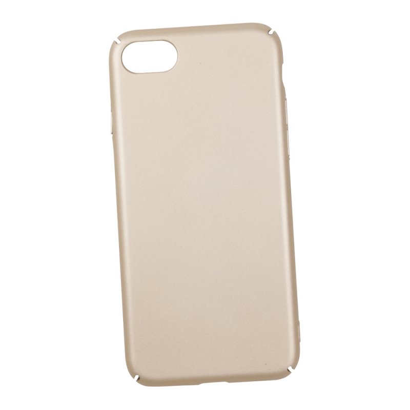 Защитная крышка "LP" для iPhone SE 2/8/7 ультратонкая Soft Touch (золотая) коробка