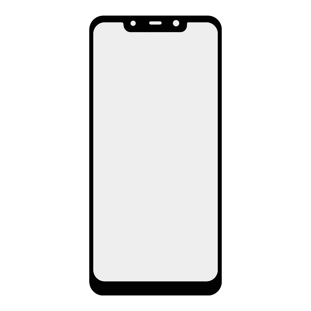 Стекло + OCA пленка для переклейки Xiaomi Pocophone F1 (черный)