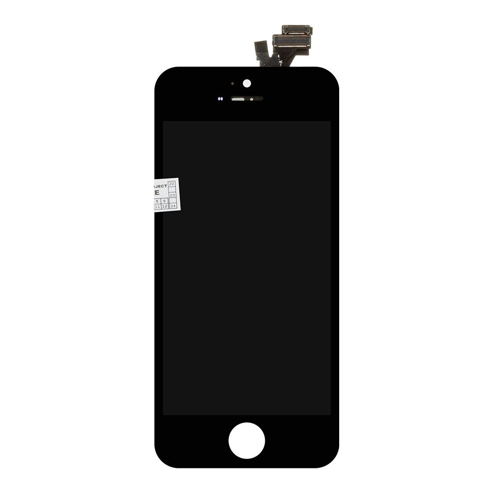 LCD дисплей для Apple iPhone 5 (черный) Zetton с тачскрином (олеофобное покрытие)
