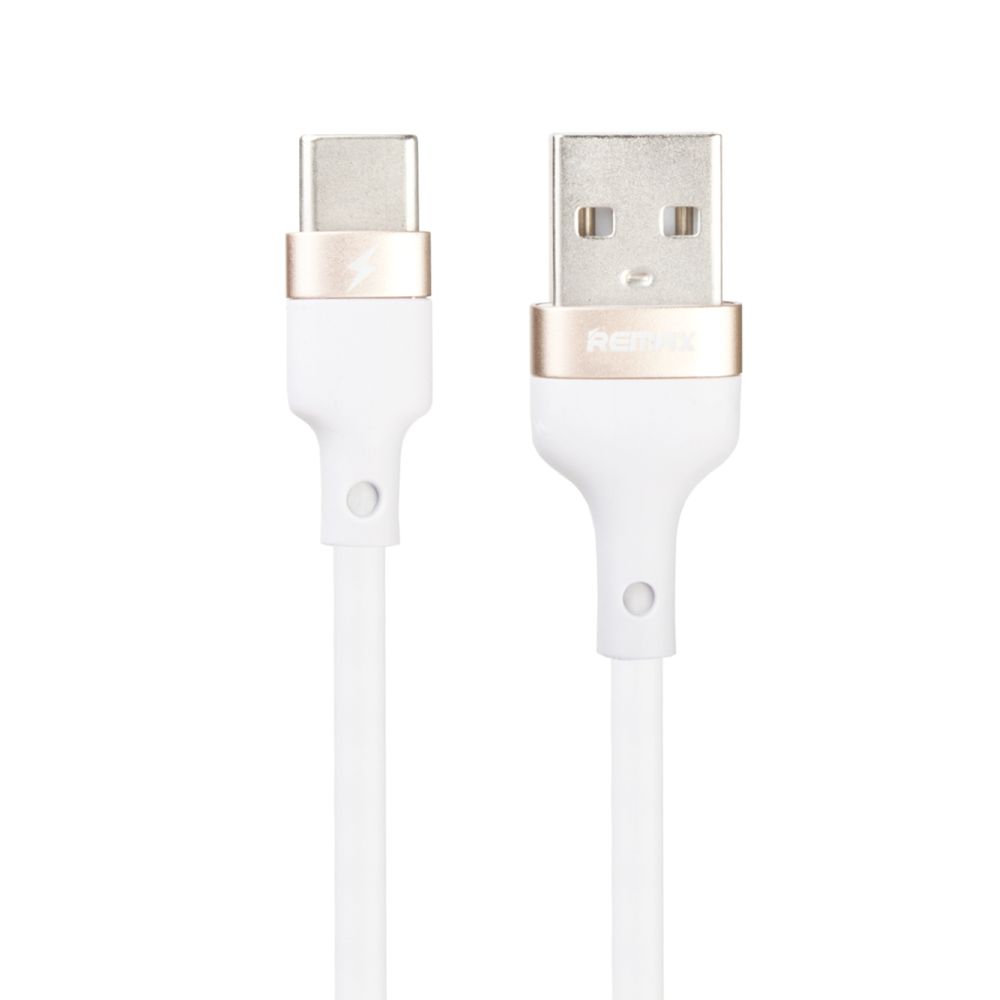 USB кабель REMAX RC-137a Chaining Type-C, 3А, 1м, TPE (белый)